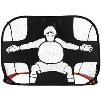 Merkloos Fußballtor Fußballtore Fußballnetz - Faltbar - Polyestergeflecht - Für Innen und Außen