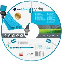 Merkloos Gartenschlauch Bewässerungsschlauch Sprühschlauch - 3-Kanal - 7,5 m - 1/2 Zoll - UV-beständig