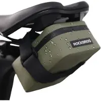 Merkloos Satteltasche Fahrradtasche Radtasche - 0,4 Liter - Wasserdicht TPU - Grün - 48 g
