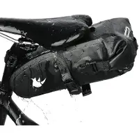 Merkloos Fahrradsatteltasche Satteltasche Fahrradtasche - 2,5 Liter - Wasserdicht - PVC - Mit Befestigungsgurt