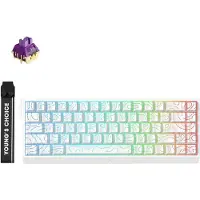 MCHOSE Ace 68 HE Magnetische Gaming Tastatur 65% - USB-C 8K TTC Dragon Lord Rapid Trigger, Weiß