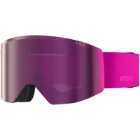Atomic - Four Q L HD S2 + Yellow Blue HD Lens - Skibrille Gr L lila