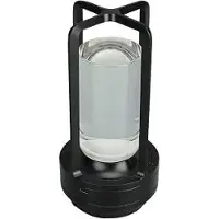 FEELNEEDY Tischlampe kabellos dimmbar - USB aufladbar schwarz - Nachtlamp & Stimmungsbeleuchtung für Binnen & Outdoor