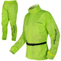 Merkloos Regenanzug Regenhose Regenjacke - Wasserdicht - Hohe Sichtbarkeit - XXL