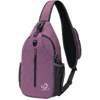 Merkloos Umhängetasche Crossbody Tasche Schultertasche - 18 x 9 x 38 cm - Verstellbarer Schultergurt - Schwarz - Für Reisen und Alltag