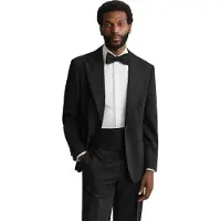 Gant für Herren. 7706400 Smokingjacke (54), Schwarz, Party, Wolle