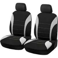 Merkloos Autositzbezug Universal Sitzschoner - Zweifarbig - 2 Vordersitze - 72 x 55 cm und 59 x 60 cm