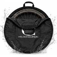 Merkloos Radtasche Laufradtasche Radlaufradtasche - Mittel für 700c und 26 Zoll - Wasserdichtes Nylon - 1 Stück - Mit Staufach