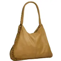 Samantha Look Shopper "Damen echt Leder, Made in Italy", Damen, Gr. B/H/T: 34cm x 24cm x 9cm onesize, gelb, Leder, leicht glänzend, unifarben, Taschen Shopper, echt Leder, Made in Italy
