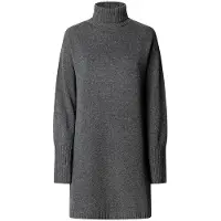 Pepe Jeans für Damen. PL9537915 Kleid Arika dunkelgrau (S), Lässig, Polyester, Langarm