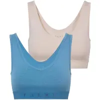 Falke Damen Bustier Daily Comfort, L, Mehrfarbig, Uni, Baumwolle
