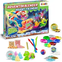Craze MAGIC SLIME Adventskalender mit Farbwechsel- und Leuchtschleim
