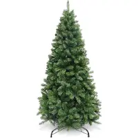 WAN Weihnachtsbaum Kunststoff - Dekoration Baum - Festliche Atmosphäre - Schnellinstallation System - 180 cm - Grün