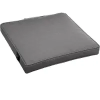 Warmpi Outdoor Beheiztes Sitzkissen – mit 10.000mAh Powerbank – 3 Heizstufen – Wasserabweisend – Heizkissen 40x40x5 cm – Grau