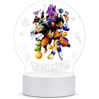 Caelius Dragon Ball 3D LED-Lampe - Dekoratives Nachtlicht für Zimmer und Büro