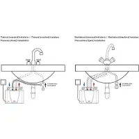 ELIZ Durchlauferhitzer Eht 5.5 5500 W druckfest/drucklos für eine Entnahmestelle