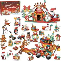 YeahBoom Adventskalender Bauklötze Set 2026 24 Tage Countdown Geschenk für Kinder