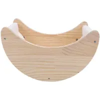 Dripio Schaukelndes Fensterbett für Katzen, Hunde, Holz, mit Saugnäpfen