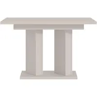 Masseno Ausziehbar Esstisch BELTRA 120 cm - 160 cm x 80 cm Rechteckig Tisch für Wohnzimmer, Küche, Kaschmir