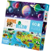 Crocodile Creek Puzzle 60 Teile (umgedreht) - Erde und Weltraum