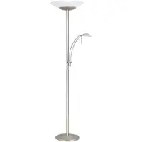 OEM Wohnzimmer-Fuß, 30+5 W, 4000 K, dimmbar, Nickel, 180x43x60 cm