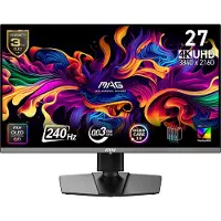 MSI MAG 272UP QD-OLED X24, 67,3 cm (26.5"), 3840 x 2160 Pixel, 4K Ultra HD, QD-OLED, 0,03 ms, Schwarz