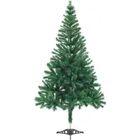 vidaXL Künstlicher Weihnachtsbaum Beleuchtung Kugeln 120cm 230 Zweige