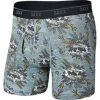 Saxx Quest Quick-dry Mesh Boxer Brief FLY hunting lodge-silver pine (HLS) M