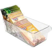 Rotho Loft, Korb, Kühlschrank, Transparent, 3,1 l, 310 mm, 90 mm