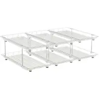 WAN Dosen Organizer - Lagerregal Vorrat - Küchenbestellung - Automatisches Verlängerungssystem - Max 16 Dosen - Transparent
