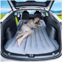 WAN Air Matratze Auto - Aufblasbares Bett - Komfortable Reise - 4 Loose Air Rooms - 195x130x15 cm - Dunkelgrau