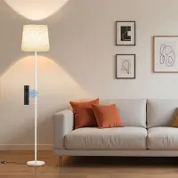 OEM LED-Stehleuchte, dimmbar, 9 W, mit Fernbedienung und Fußschalter, 3000 K-6000 K