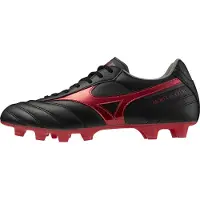 Mizuno Herren Fußballschuh Morelia II Club FG - P1GA2508, Farbe:schwarz/rot, Herren Schuhe:39