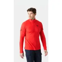 Helly Hansen für Herren. 34611 Halfzip-Trikot HP rot (L), Lässig, Sportlich, Polyester