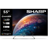 Sharp 55JP7765E QLED Fernseher 55 Zoll Google TV 4K UHD Smart TV Mini-LED HDR Dolby Vision (2026)