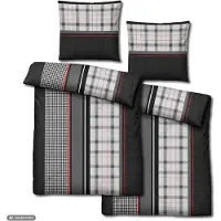Sleezzze Doppelpack Poly-Cotton Flanell Bettwäsche 140 x 200 cm + 70 x 90 cm