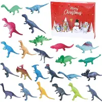 OEM Adventskalender 2022, 24 Dinosaurier-Figuren, Weihnachtskalender für Kinder
