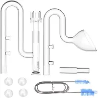 Merkloos Aquarium Skimmer Oberflächenabsauger - Seerosen-Zulauf - Mini - 13 mm - Borosilikatglas