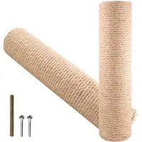 Dripio Kratzsäule für Katzen, 2 Stück, Jute, 30 cm, mit Schrauben