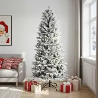 Syfax Künstlicher klappbarer Weihnachtsbaum 240 cm PVC und PE