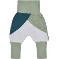 Sterntaler Stoffhose "Strickhose colorblocking", Jungen, Gr. 86, EURO, grün (pudergrün), Hosen Stoffhose