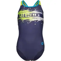 Arena - Girl's Paint Swimsuit Swim Pro Back - Badeanzug Gr 152 blau