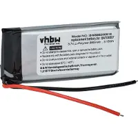 VHBW Akku kompatibel mit Cardo SRPT0102, Packtalk Duo, Scala Rider Packtalk Wireless Headset Kopfhörer (850 mAh, 3,7 V, Li-Polymer)