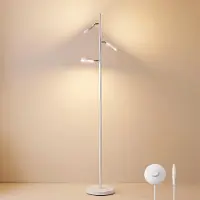 OEM LED-Stehleuchte 19 W, Weiß, 145 cm, mit Fernbedienung