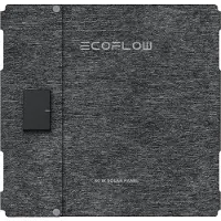 EcoFlow EFSOLAR60-TYPE-C, 60 W, 25,6 V, 2,06 A, Monokristallines Silizium, Schwarz, IP68