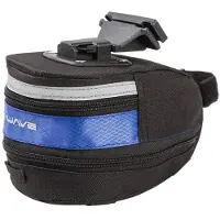 Merkloos Fahrradtasche Satteltasche - Erweiterbar - Mit Reflektoren - 180 x 115 mm - Gepäckträgerhalterung und Klettverschluss