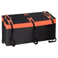 Merkloos Dachbox Heckträger Anhängerkupplung Gepäckbox - 566 Liter - 600D - Wasserdicht - Faltbar