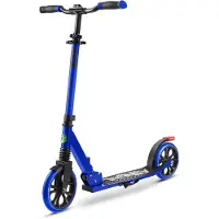 Merkloos Stepper Tretroller Scooter Kinderroller - Höhenverstellbar - Klappbar - Max. 100 kg - Rutschfestes Trittbrett