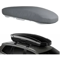 Merkloos Dachboxabdeckung Dachboxhülle Dachkoffer-Schutzhülle - 232 x 95 x 47 cm - Wasserdicht - UV-beständig - Für Dachträger und Dachkoffer