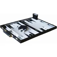 Merkloos Backgammon-Set – Strategiespiel – Spieldauer ca. 30 Minuten – für 2 Spieler